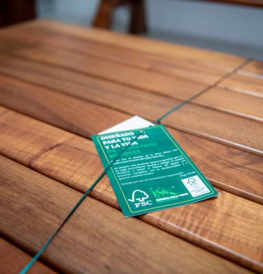 wood with fsc label